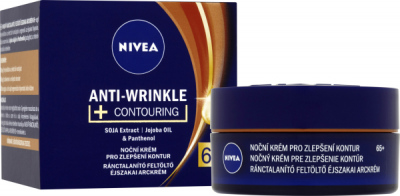 NIVEA Noční krém pro zlepšení kontur 65+ 50 ml