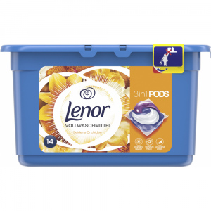 Lenor Silk Orchid 3v1 kapsle na praní, 14 praní Lenor Silk Orchid 3v1 kapsle na praní, 14 praní, 1369,g