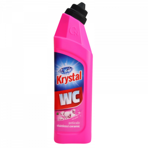 Krystal WC na nerez a keramiku 750 ml - růžový