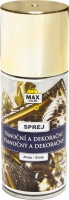Max Color zlatá dekorační barva ve spreji, 150 ml