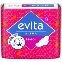 Evita Ultra Softiplait, dámské vložky, 9 ks
