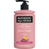 Authentic Toya Aroma tekuté mýdlo brusinky a nektarinky, 400 ml