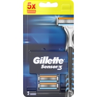 Gillette Sensor 3 náhradní hlavice 5 kusů