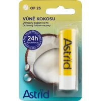 Astrid OF 25 s kokosovým olejem balzám na rty 4,8 g