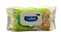 Deep Fresh Baby vlhčené ubrousky - Spring Camomile 120ks