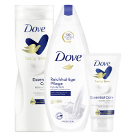Dove kazeta With Love sprchový gel, mléko a krém na ruce