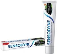 Sensodyne Natural White Zubní pasta s aktivním uhlím 75 ml