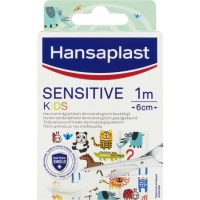Hansaplast Sensitive Kids dětské náplasti pro citlivou pokožku, 10 ks