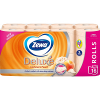 Zewa Deluxe Cashmere Peach 3vrstvý toaletní papír, 19,3 m, 16 rolí
