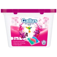 Gallus tablety na praní Color, 30 dávek