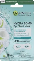 Garnier vyhlazující textilní oční maska s kokosovou vodou 6 g