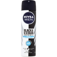 Nivea Men Black & White Invisible Fresh antiperspirant, 150 ml