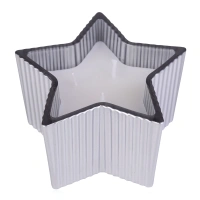 SVÍČKA WINTER MAGIC STŘÍBRNÁ HVĚZDA VANILKA 240G