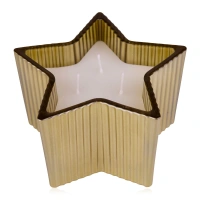 SVÍČKA WINTER MAGIC ZLATÁ HVĚZDA VANILKA 240G
