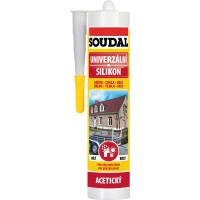 Soudal univerzální silikon, bílý, 280 ml