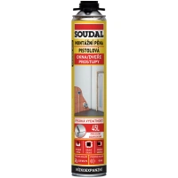 Soudal montážní pěna nízkoexpanzní, pistolová, 750 ml