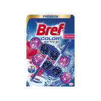 Bref WC blok Color Aktiv Flower, 2× 50 g