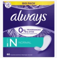 VLOŽKY ALWAYS INTIM NORM FRESSH PROT 60KS