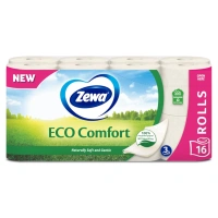 TOALETNÍ PAPÍR ZEWA ECO COMFORT 3VRSTVÝ 16KS