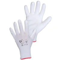 RUKAVICE PRACOVNÍ POLYURETAN BRITA WHITE Č.9
