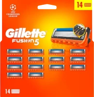 GILLETTE FUSION 5 NÁHRADNÍ ŽILETKY 14KS