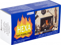 Hexa tuhý podpalovač, tuhý líh, kostky, 200 g