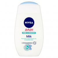 NIVEA Baby Pure & Sensitive Výživné tělové mléko 200 ml