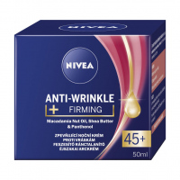 Nivea Anti-Wrinkle Firming 45+ zpevňující noční krém proti vráskám, 50 ml