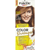 Schwarzkopf Palette Color Shampoo barva na vlasy 317/7-554 oříškově plavá, 50 ml