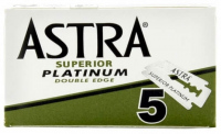 Náhradní žiletky Astra Platinum, oboustranné, 5 ks