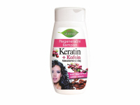 Bio Bione Keratin+kofein Makadamiový olej regenerační šampon 260ml