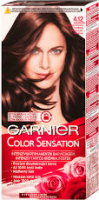 Garnier   Color Sensation permanentní barva na vlasy - 4.12 diamantová hnědá