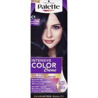 Schwarzkopf Palette Intensive Color Creme, barva na vlasy, C1 (1-1) modročerná, 50 ml