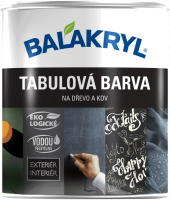 BALAKRYL TABULOVÁ BARVA ČERNÁ 0,7KG